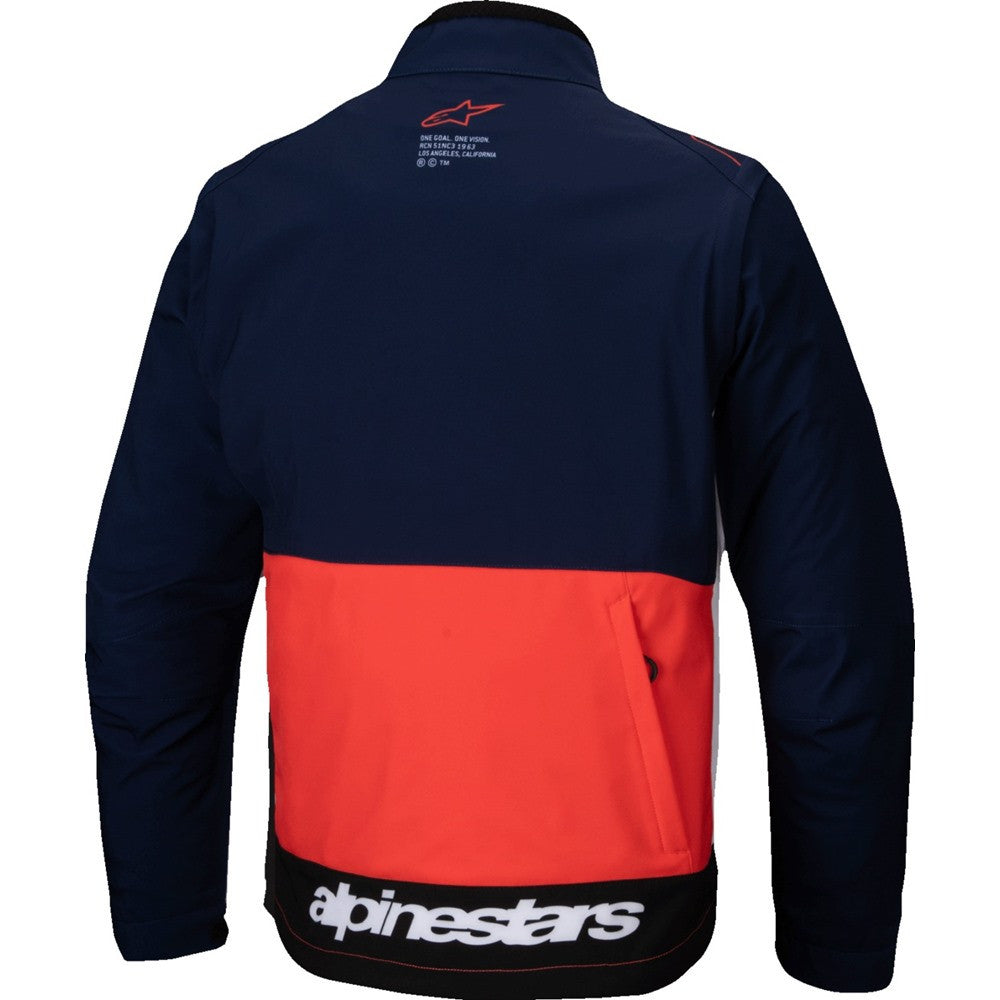 Alpinestars Lite-Dura Softshell Jacket Navy/Orange/White
