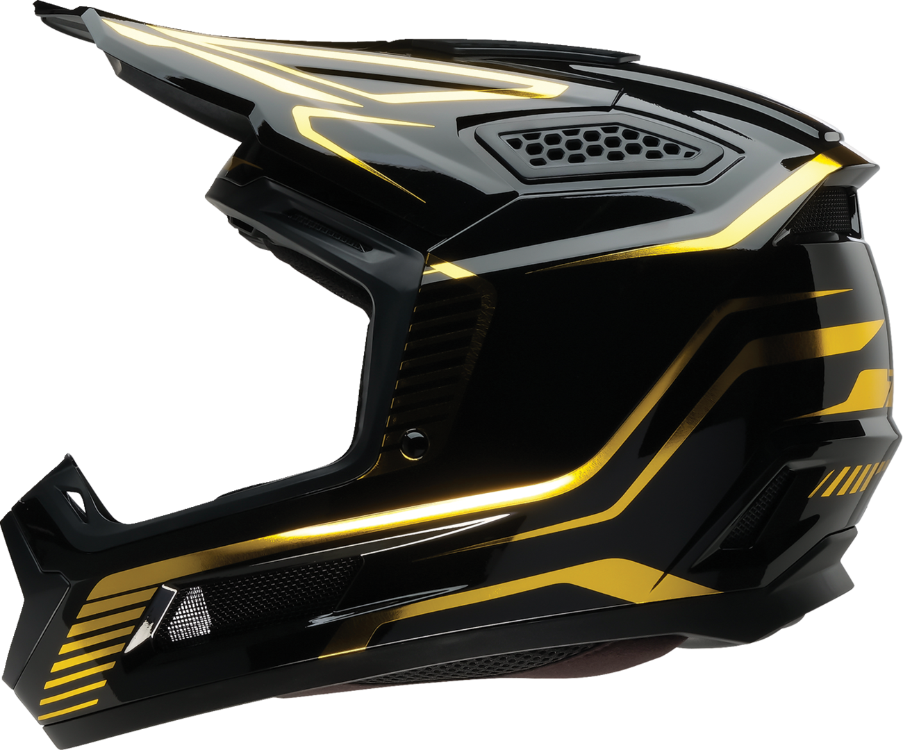 Z1R Dirt Maxx Offroad Helmet Monogram Black/Gold