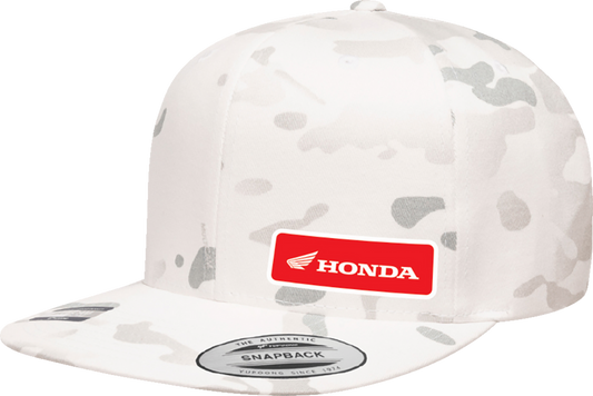 Factory Effex Honda Camo Snapback Hat White