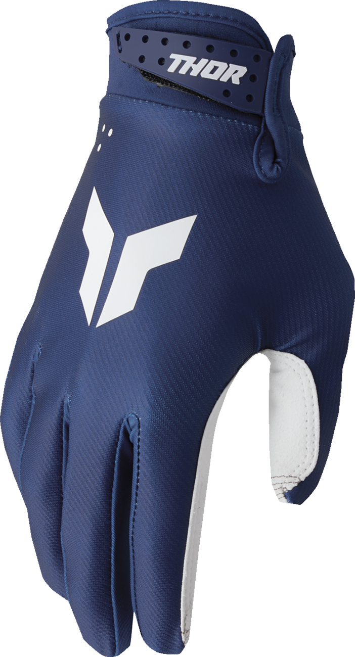 Thor 2026 Youth Launchmode Split Gloves Navy
