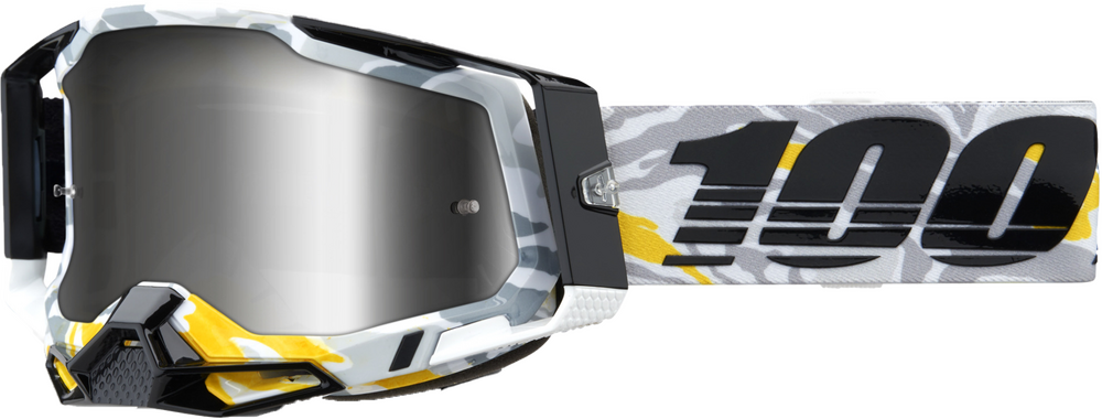 100% - 50010-00019 - RACECRAFT 2 GOGGLE KORB MIRROR SILVER LENS
