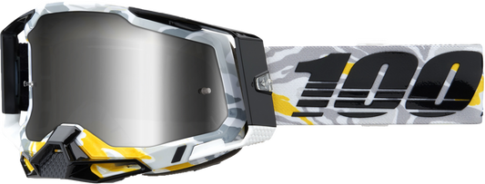 100% - 50010-00019 - RACECRAFT 2 GOGGLE KORB MIRROR SILVER LENS