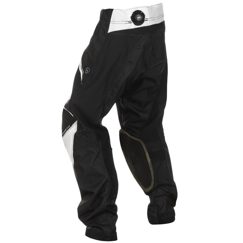FLY Racing 2025 Youth Kinetic Stoke Jersey Pant Combo Black/White