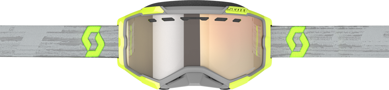 SCOTT - 278604-1120245 - FURY GOGGLE SNOW CROSS LS GRY/YLW W/BRONZE CHROME