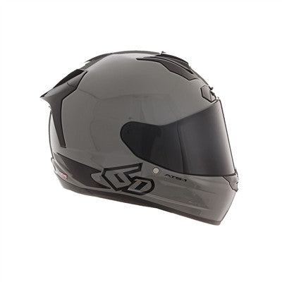 6D ATS-1R Solid Full Face Helmet - Cement Grey
