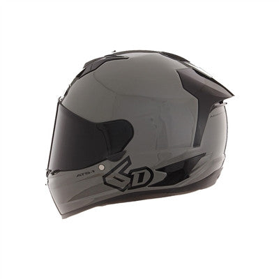 6D ATS-1R Solid Full Face Helmet - Cement Grey
