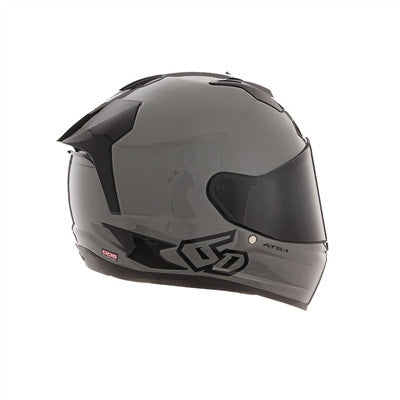 6D ATS-1R Solid Full Face Helmet - Cement Grey