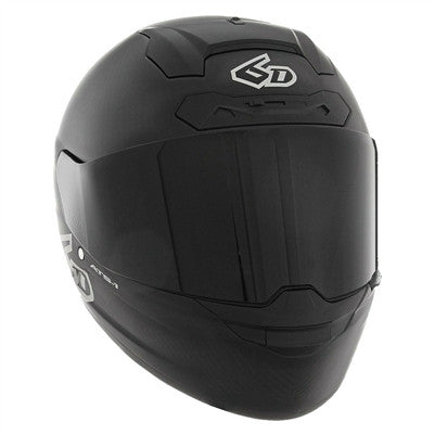 6D ATS-1R Solid Full Face Helmet - Matte Black