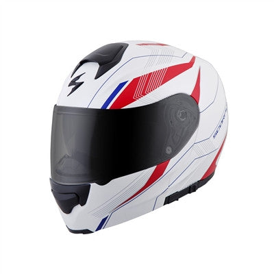 Scorpion 2017 EXO-GT3000 Sync Modular Helmet - White/Red/Blue