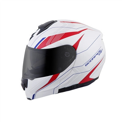 Scorpion 2017 EXO-GT3000 Sync Modular Helmet - White/Red/Blue
