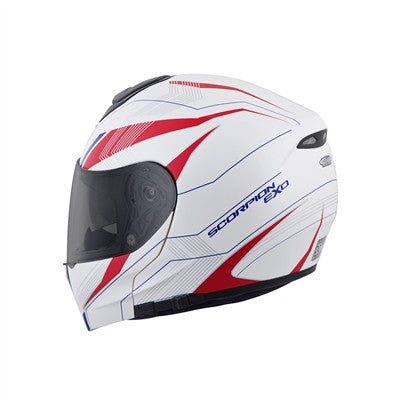 Scorpion 2017 EXO-GT3000 Sync Modular Helmet - White/Red/Blue