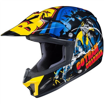 HJC 2020 Youth CL-XYII MC23 Batman Offroad Helmet - Multi