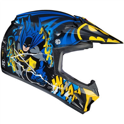 HJC 2020 Youth CL-XYII MC23 Batman Offroad Helmet - Multi