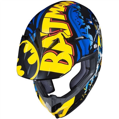 HJC 2020 Youth CL-XYII MC23 Batman Offroad Helmet - Multi