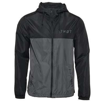 Thor Division Windbreaker Jacket - Black/Charcoal