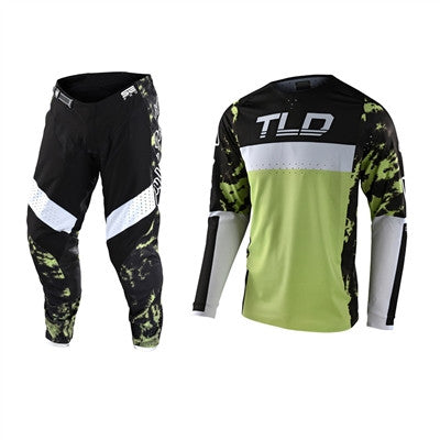 Troy Lee Designs 2022 SE Pro Dyeno Glo Green Jersey Pant Combo