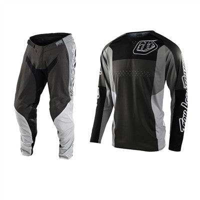 Troy Lee Designs 2022 SE Pro Quattro Gray/Black Jersey Pant Combo