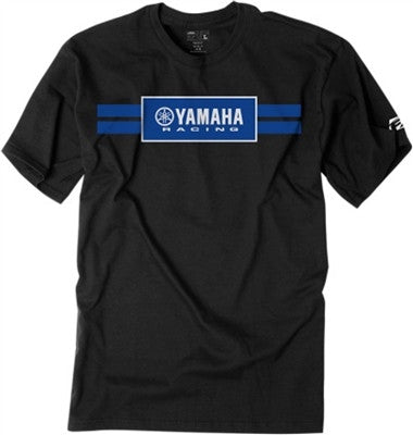 Factory Effex Yamaha Racing Stripe Premium T-Shirt - Black