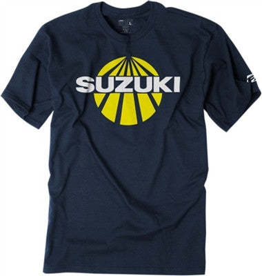 Factory Effex Suzuki Sun Premium T-Shirt - Navy