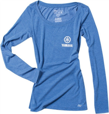 Factory Effex 2017 Womens Yamaha Tuning Fork Long Sleeves Shirt - Royal Blue