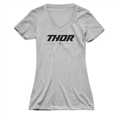 Thor Womens Loud Tee - Heather Grey