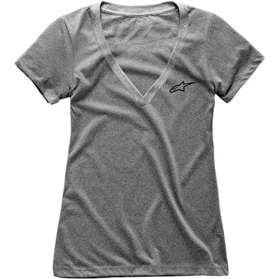 Alpinestars Womens Ageless Vneck Tee - Grey