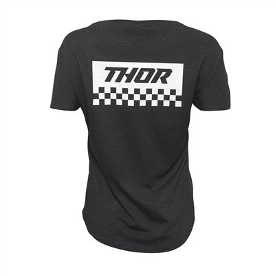Thor Womens Checkers Tee - Black