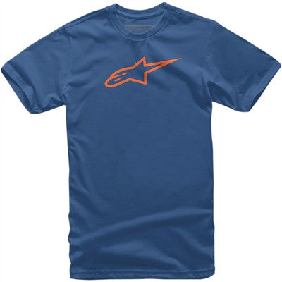 Alpinestars Youth Ageless Tee - Royal/Orange
