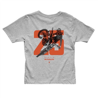 Thor Youth Musquin 25 Tee - Dark Heather Grey
