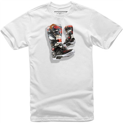 Alpinestars Youth Tech 7 Boot Tee - White