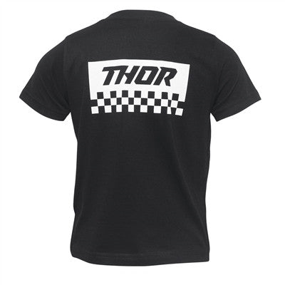 Thor Toddler Checkers Tee - Black