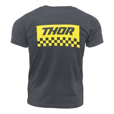 Thor Youth Checkers Tee - Charcoal