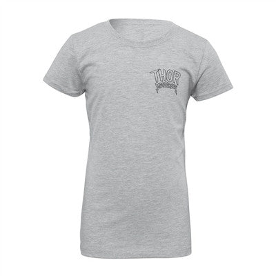Thor Youth Girls Metal Tee - Grey