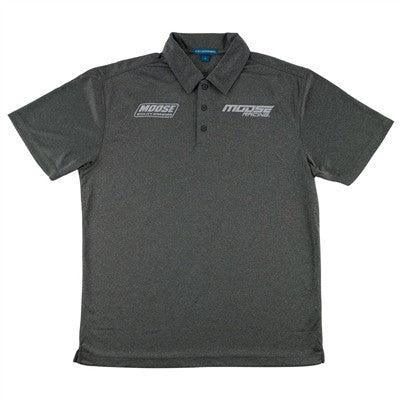 Moose Racing Corporate Polo - Charcoal Heather