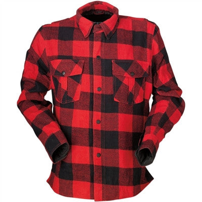 Z1R 2020 The Duke Flannel Moto Shirt - Black/Red
