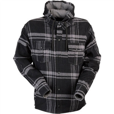 Z1R 2020 Timber Flannel Moto Shirt - Black/Grey