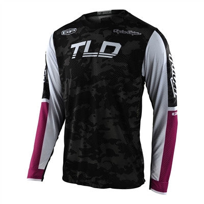 Troy Lee Designs 2022 GP Air Jersey - Veloce Camo Black/Glo Green