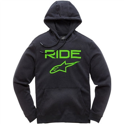 Alpinestars Ride 2.0 Pullover Fleece Hoodie - Black/Green
