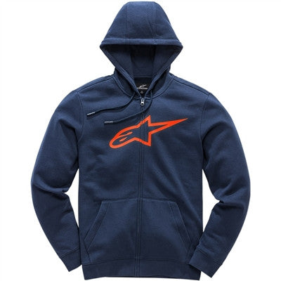 Alpinestars Ageless II Zip Hoodie - Navy/Red