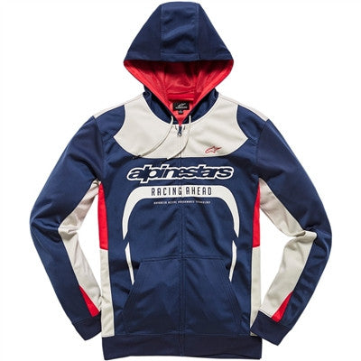 Alpinestars Session Zip Hoodie - Navy/Red