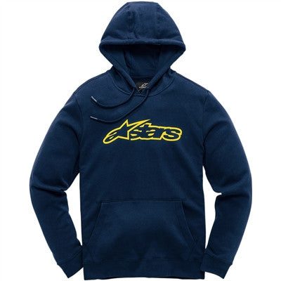 Alpinestars Blaze Pullover Hoodie - Navy/Yellow