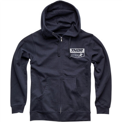 Thor Star Racing Chevron Zip-Up Hoody - Navy