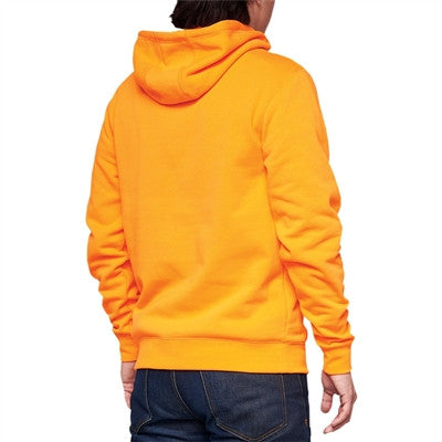 100% BB33 Pullover Kangaroo Pocket Hoodie - Orange