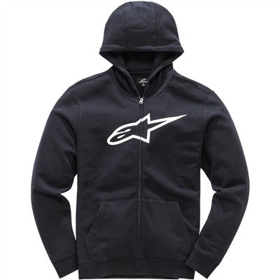 Alpinestars Youth Ageless Zip Fleece Hoodie - Black/White