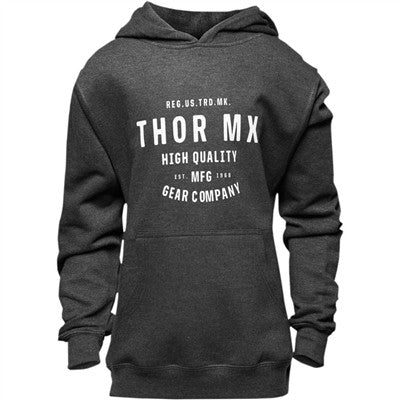 Thor Youth Girls Crafted Pullover - Charcoal