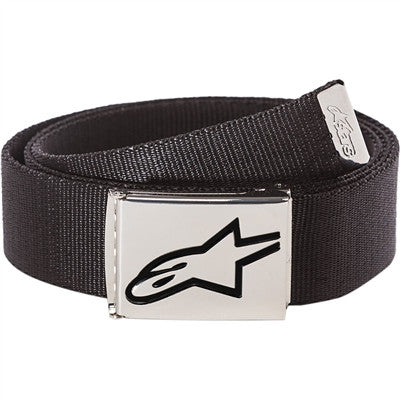 Alpinestars Ageless Web Belt - Black/Chrome