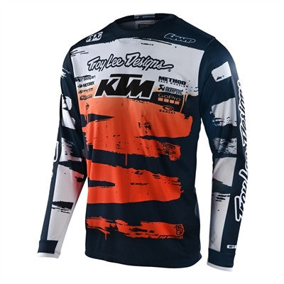 Troy Lee Designs 2022 GP Jersey - Brushed Team Navy/Orange