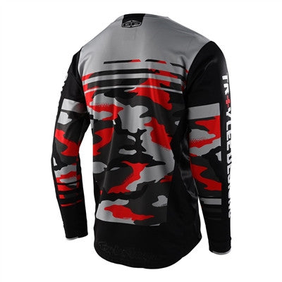 Troy Lee Designs 2022 GP Jersey - Formula Camo Black/Rocket Red
