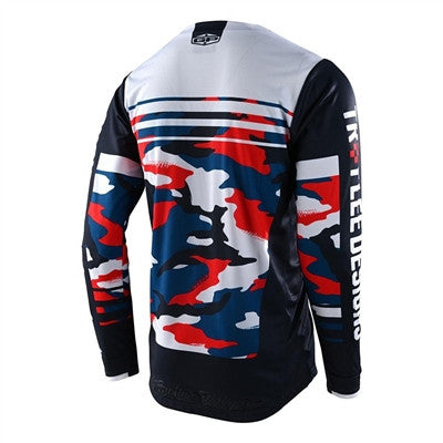 Troy Lee Designs Limited Edition GP Jersey - Formula Camo Navy/Red