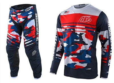 Troy Lee Designs Limited Edition GP Formula Camo Jersey Pant Combo Navy/Red